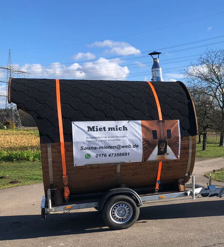 mobile Faßsauna in Rheinau mieten Sauna